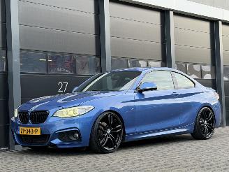 skadebil aanhanger BMW 2-serie 2.0 218d M-Pakket Navi Xenon 2014/6