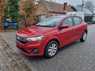 krockskadad bil auto Dacia Sandero 1.0 Tce 90 Navi Airco 2023/3