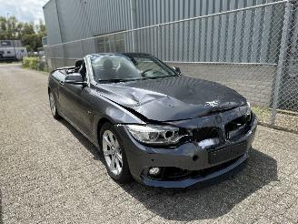 krockskadad bil auto BMW 4-serie 420d AUTOMAAT CABRIO | LED | CAMERA | NECK HEATERS | FULL OPTIONS! 2014/8