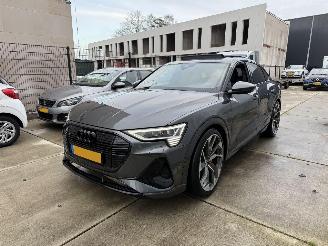 Damaged car Audi E-tron 55 QUATRO S Edition 95 kWh 408 PK-PANO-CAMERA-NAVI-ACTIERADIUS 432 Km 2022/12