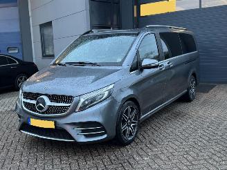 krockskadad bil auto Mercedes V-klasse V250D Extra Lang 9Persoons AMG Pakket Burnmester Elektrische Deuren 360Camera Nap Nederlandse Auto 2019/10