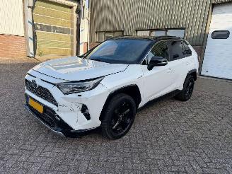 Voiture accidenté Toyota Rav-4 2.5 Hybrid AWD Bi-Tone 2019/11