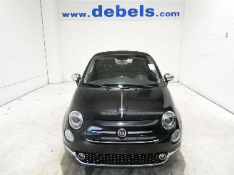 Vaurioauto  passenger cars Fiat 500C 500 LOUNGE 2017/6