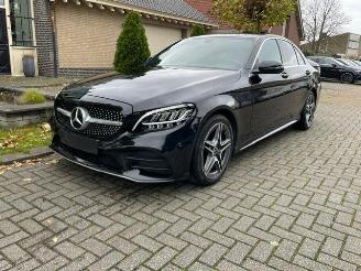 skadebil auto Mercedes C-klasse 200 d AMG LINE  COMAND CAMERA PDC LEDER 2019/9