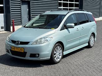 skadebil auto Mazda 5 7 PERSOONS 1.8i 16V MPV  Benzine 1.798cc 85kW (116pk) FWD 2005/5