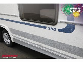 Fendt  Platin 590 Caravan Tandemasser Dwarsbed Rondzit Dakairco picture 10