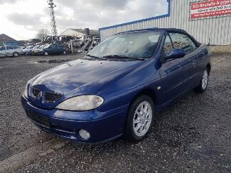Uttjänta bilar auto Renault Mégane Cabrio Blauw NV432 Onderdelen Deur Bumper 1999/5