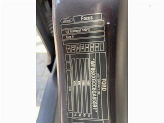 Autoverwertung Ford Focus Focus 3 Wagon, Combi, 2010 / 2020 1.0 Ti-VCT EcoBoost 12V 100 2016/7